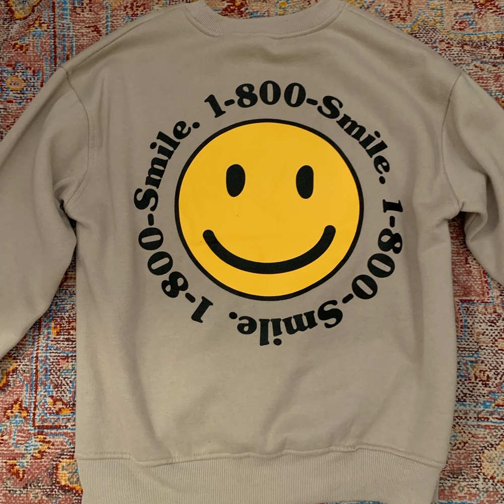 Smiley face sweatshirt